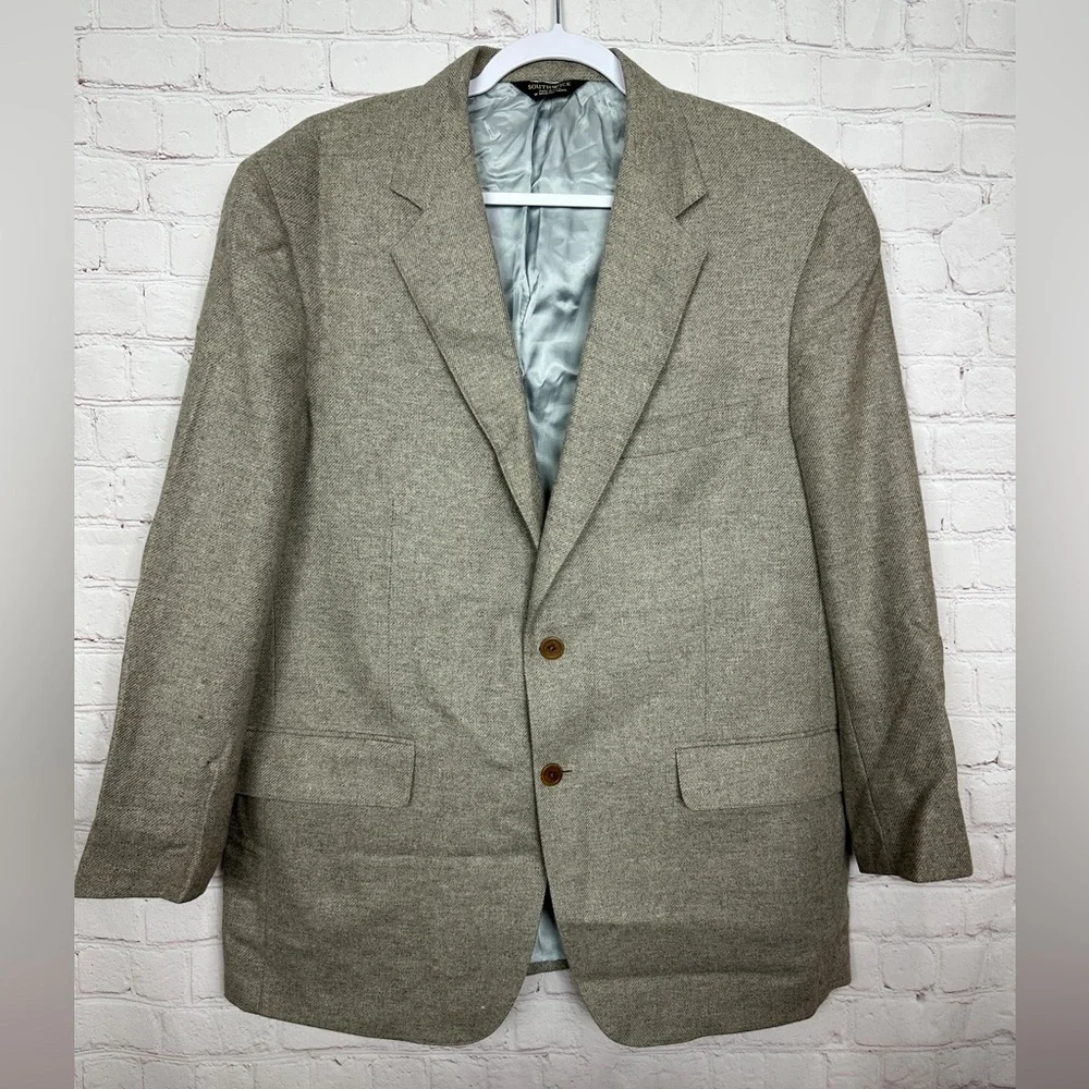 Vintage Southwick Sport Coat Blazer Jacket Made in USA‎ Sz 46 GUC Union Made